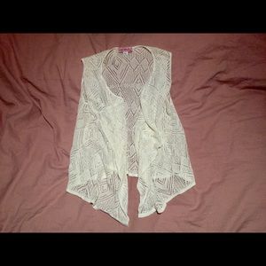 White Knit Vest
